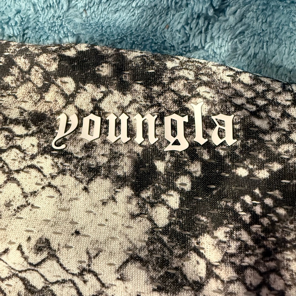 YoungLA Men’s Snake-Print Reversible Python Mesh … - image 3